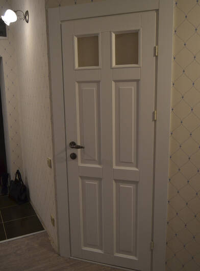 Міжкімнатні двері фарбовані америка пг ral 7024