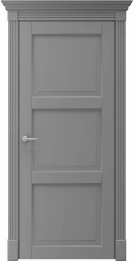 Міжкімнатні двері фарбовані рим пг сіра ral 7004