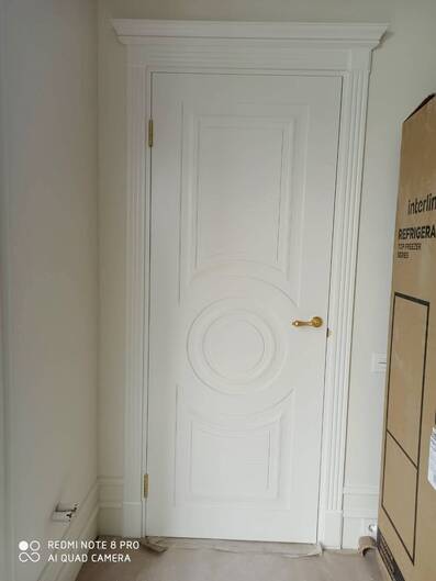 Міжкімнатні двері фарбовані версаль пг сірі ral 7004