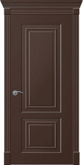 Міжкімнатні двері фарбовані монако пг сірі ral 7004