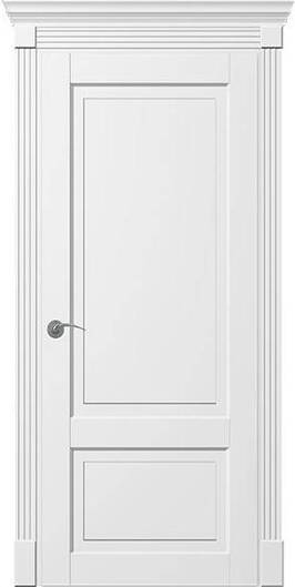 Міжкімнатні двері фарбовані мілан пг сіра ral 7004