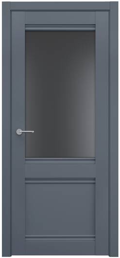 Міжкімнатні двері ламіновані ламінована дверь модель 404 антрацит по