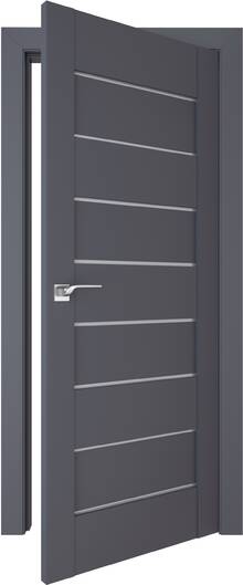 Міжкімнатні двері ламіновані ламінована дверь модель 112 антрацит пг