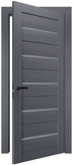Міжкімнатні двері ламіновані ламінована дверь модель 111 антрацит