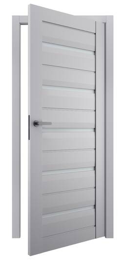 Міжкімнатні двері ламіновані ламінована дверь модель 111 сірий