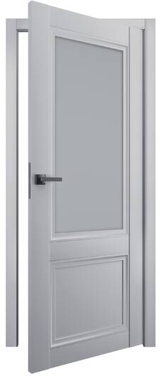 Межкомнатные двери ламинированные ламинированная дверь модель 402 серый пo