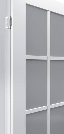 Міжкімнатні двері ламіновані ламінована дверь модель 601 білий пo