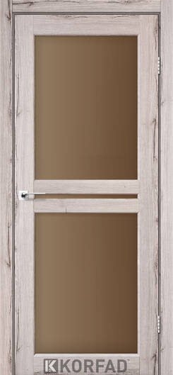 Міжкімнатні двері ламіновані модель ml-05 дуб грей