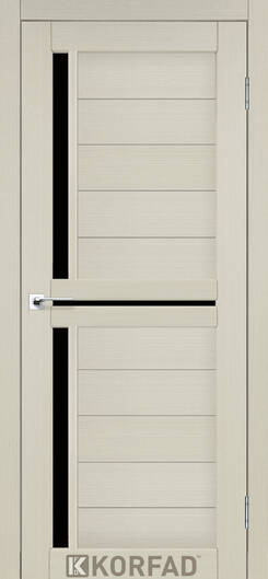 Міжкімнатні двері ламіновані модель sc-04 білий перламутр