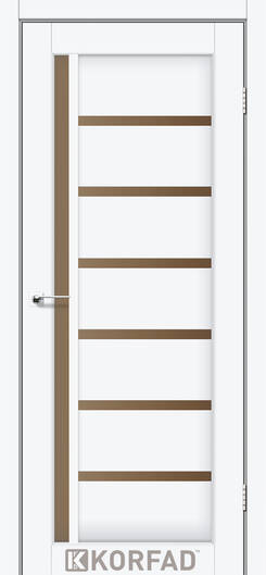 Міжкімнатні двері ламіновані модель vld-01  дуб тобакко