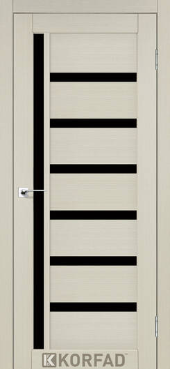 Міжкімнатні двері ламіновані модель vld-01  білий перламутр