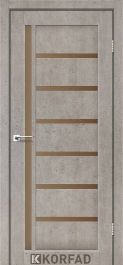 Міжкімнатні двері ламіновані модель vld-01  білий перламутр